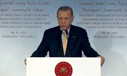 Erdoğan Mor Efrem Süryani Kilisesi'nin açılışında konuştu