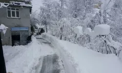 Rize'de yoğun kar 26 köyü ulaşıma kapattı