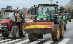 İtalya'da çiftçiler traktörlerle Roma'ya gidiyor