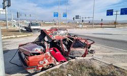 Çorum'da feci kaza! Otomobil sürücüsü hayatını kaybetti